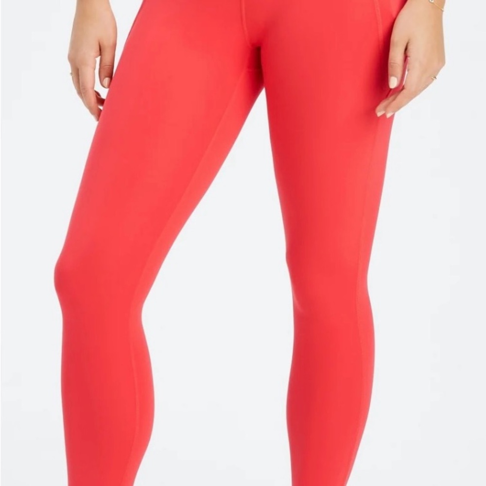 Fabletics Red High-Waisted Leggings